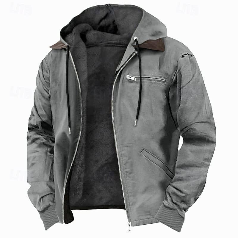 Wyatt Fleece Lined Hooded Zip Jacket_3