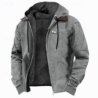 Wyatt Fleece Lined Hooded Zip Jacket