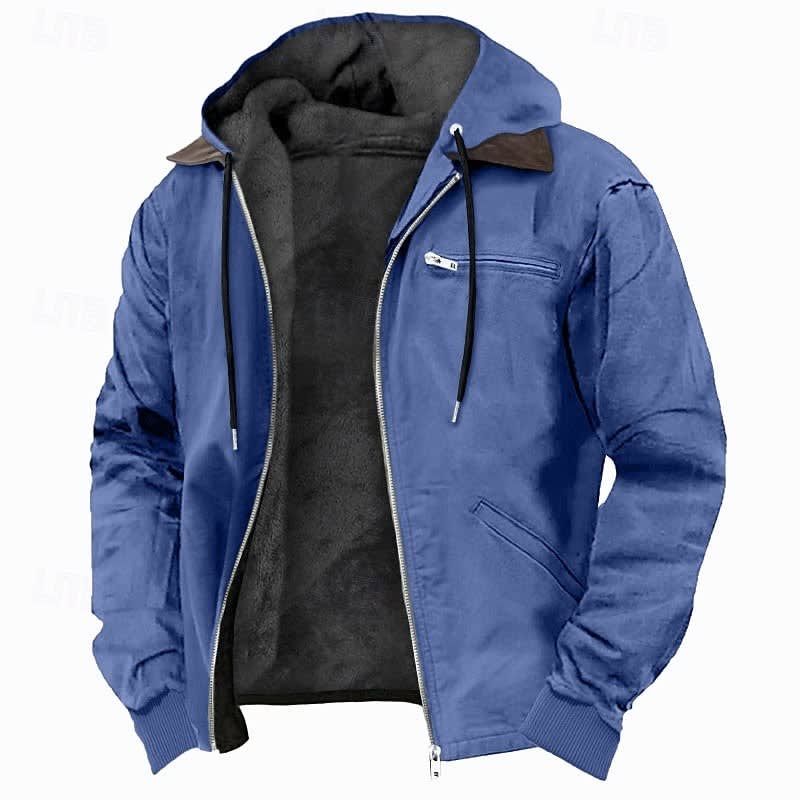 Wyatt Fleece Lined Hooded Zip Jacket_4