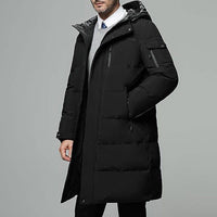 Aaron Hooded Longline Puffer Coat