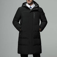 Aaron Hooded Longline Puffer Coat