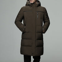 Aaron Hooded Longline Puffer Coat
