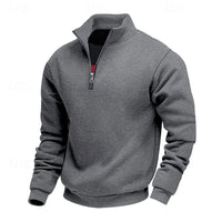 Nolan Stand Collar Quarter Zip Sweatshirt