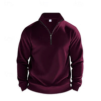 Nolan Stand Collar Quarter Zip Sweatshirt