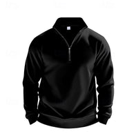 Nolan Stand Collar Quarter Zip Sweatshirt