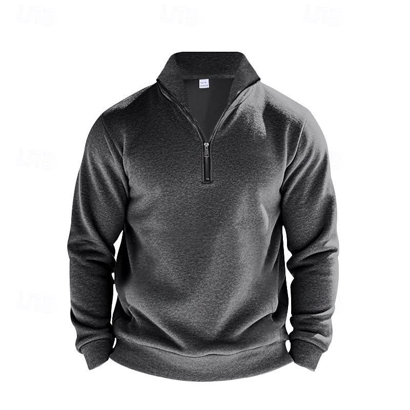 Nolan Stand Collar Quarter Zip Sweatshirt_2