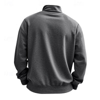 Nolan Stand Collar Quarter Zip Sweatshirt