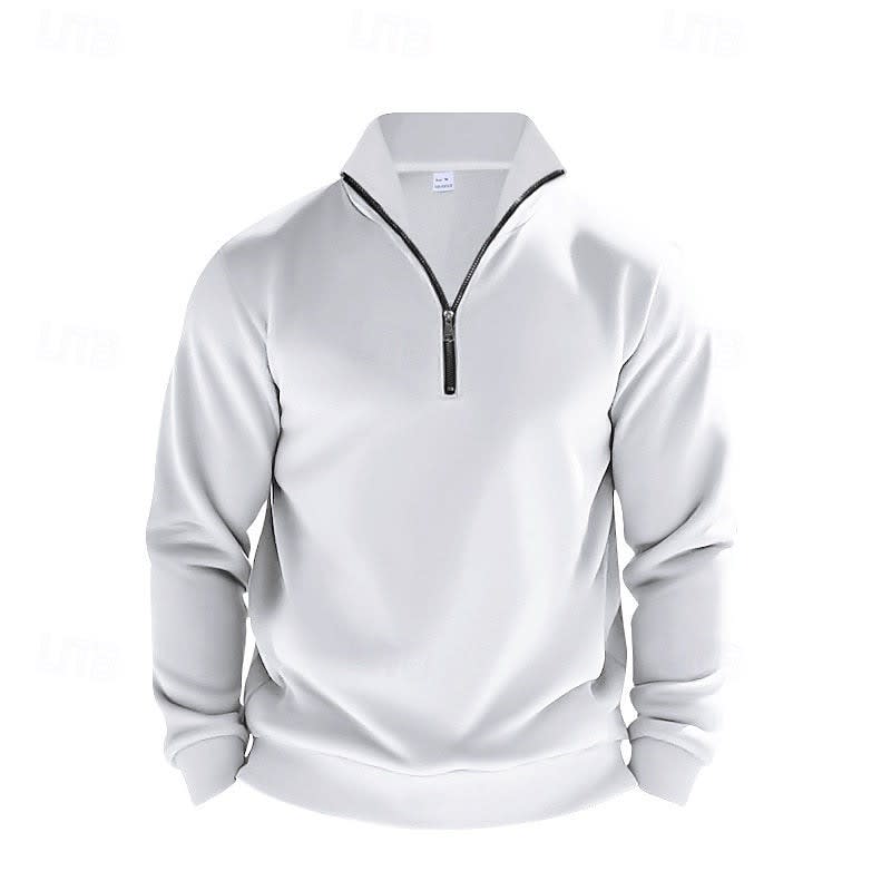 Nolan Stand Collar Quarter Zip Sweatshirt_5