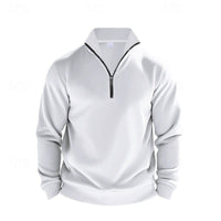 Nolan Stand Collar Quarter Zip Sweatshirt
