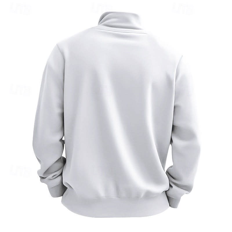 Nolan Stand Collar Quarter Zip Sweatshirt