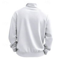 Nolan Stand Collar Quarter Zip Sweatshirt