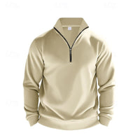 Nolan Stand Collar Quarter Zip Sweatshirt