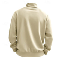 Nolan Stand Collar Quarter Zip Sweatshirt