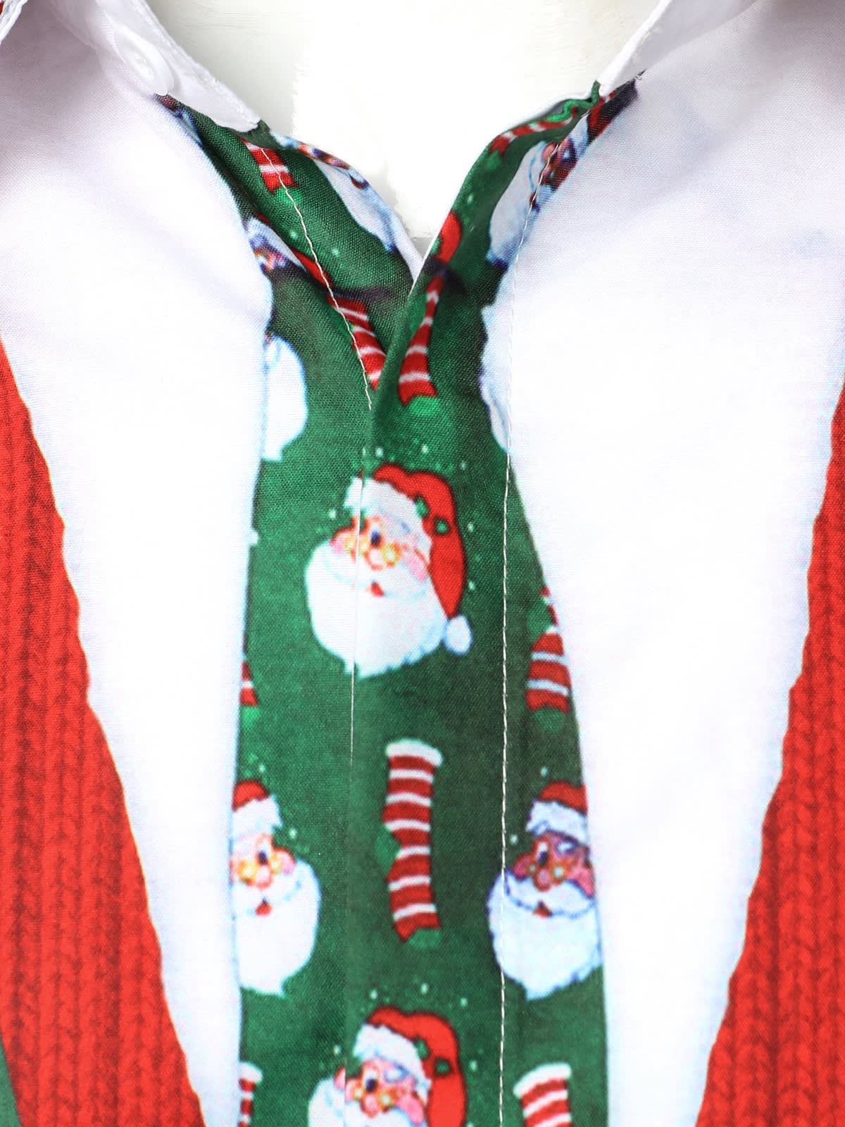 Wyatt Gingerbread Print Ugly Christmas Shirt_3