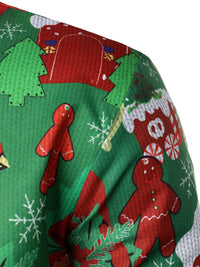 Wyatt Gingerbread Print Ugly Christmas Shirt