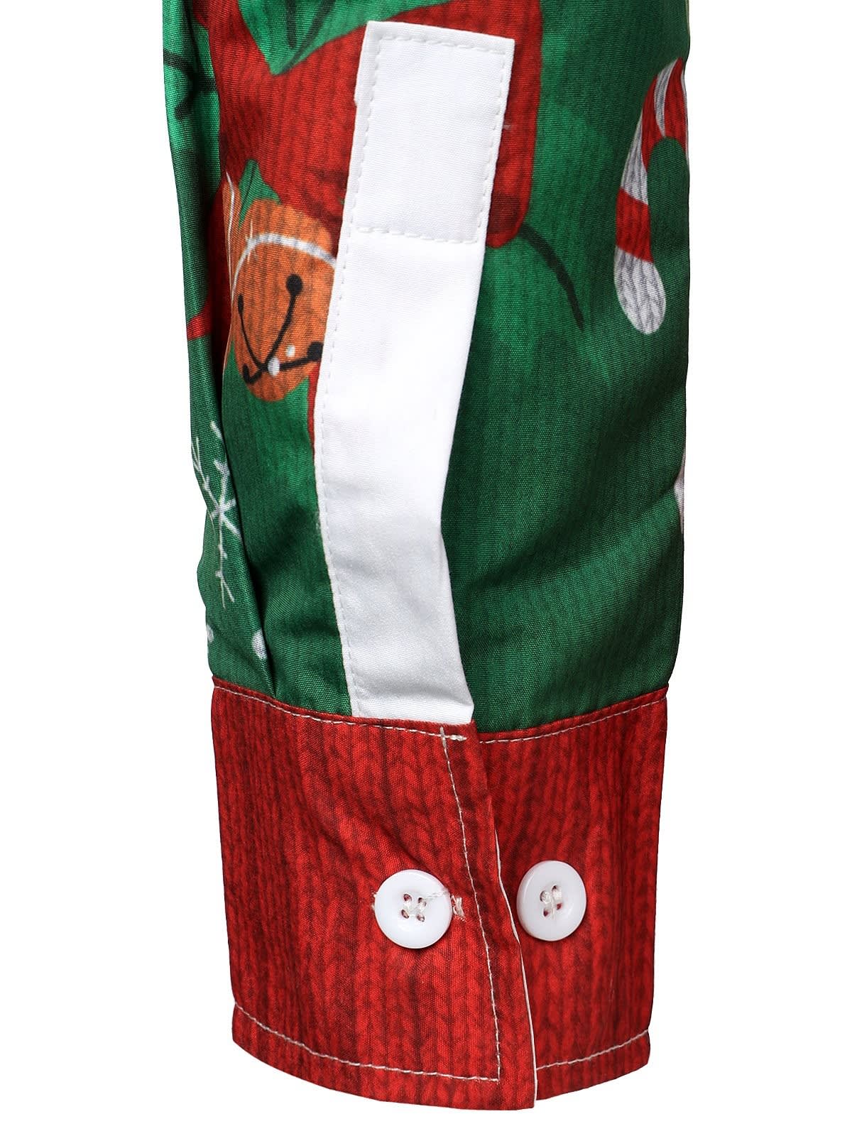 Wyatt Gingerbread Print Ugly Christmas Shirt_7