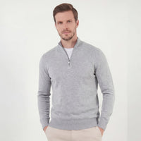 Palmer Heathered Half Zip Sweater