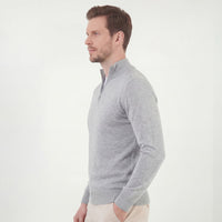 Palmer Heathered Half Zip Sweater