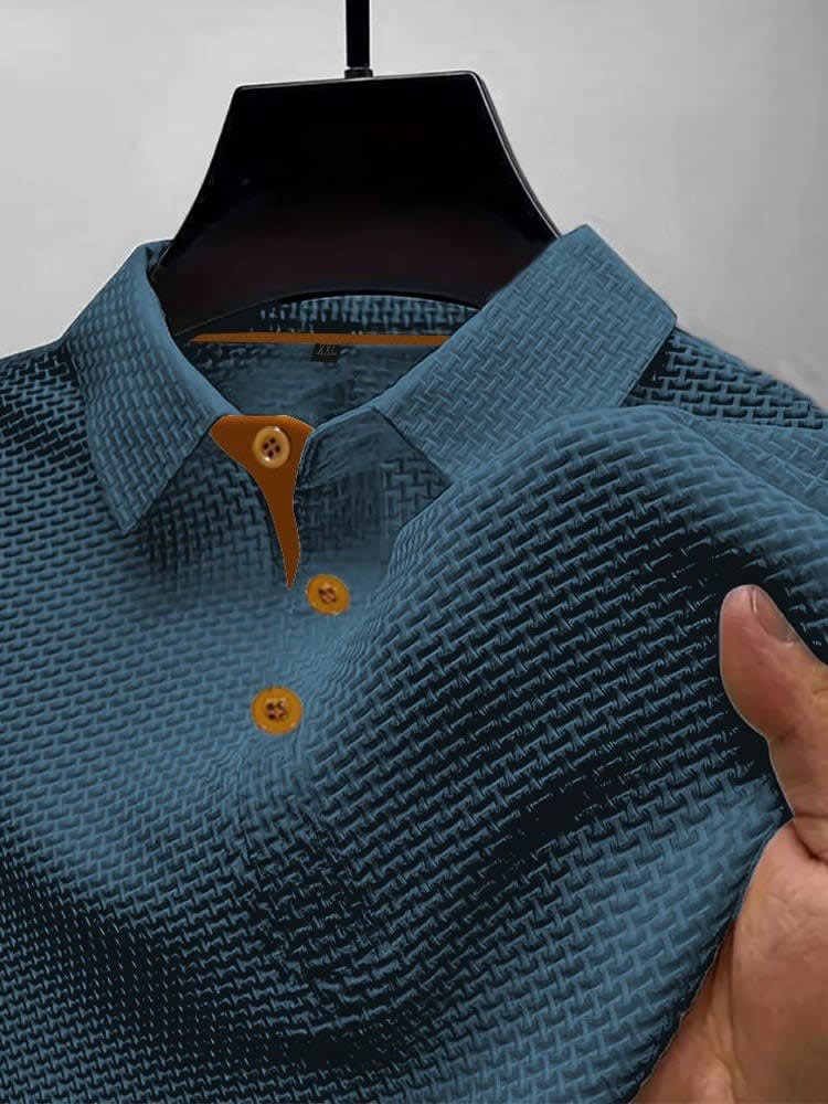 Jonah Basketweave Textured Polo Shirt_6