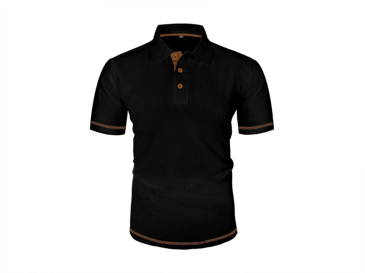 Jonah Basketweave Textured Polo Shirt_9