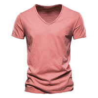 Emmett Cotton V-Neck Short Sleeve T-Shirt