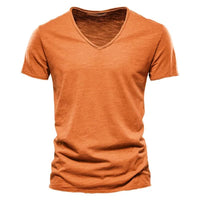 Emmett Cotton V-Neck Short Sleeve T-Shirt