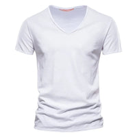 Emmett Cotton V-Neck Short Sleeve T-Shirt