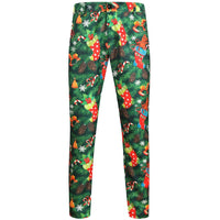 Emmett Santa Print Christmas Chino Pants