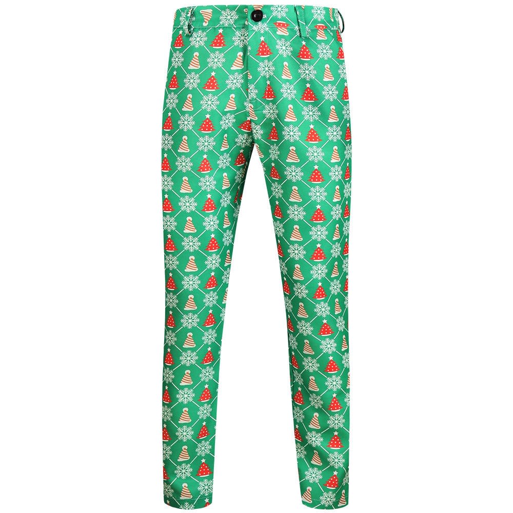Emmett Santa Print Christmas Chino Pants_8