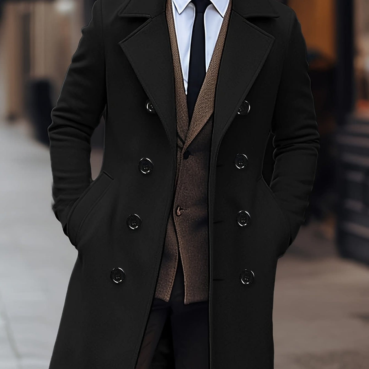 Albert Double Breasted Overcoat_1