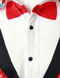 Warren Tuxedo Print Ugly Christmas Shirt