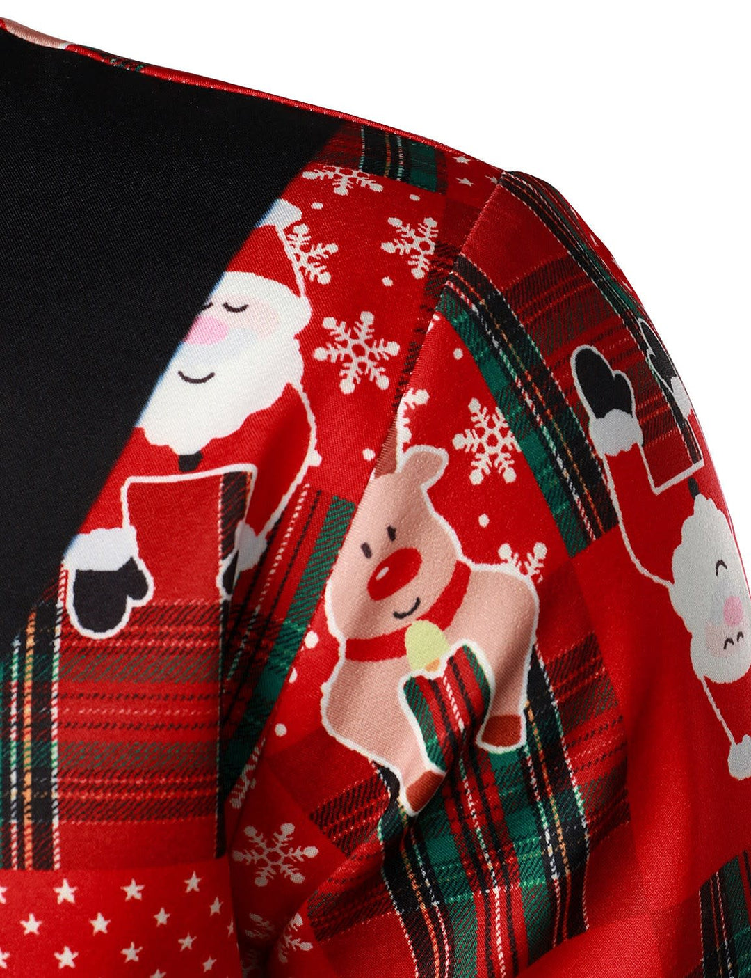 Warren Tuxedo Print Ugly Christmas Shirt