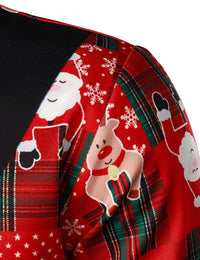 Warren Tuxedo Print Ugly Christmas Shirt