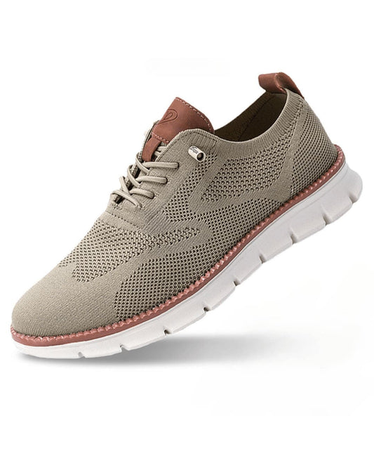 Joel Breathable Knit Mesh Wingtip Sneakers_1