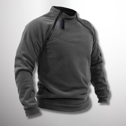 Bennett Stand Collar Quarter Zip Sweater_1