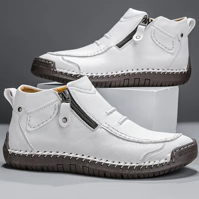 Wade Hand Stitched Side Zip Ankle Boots_4
