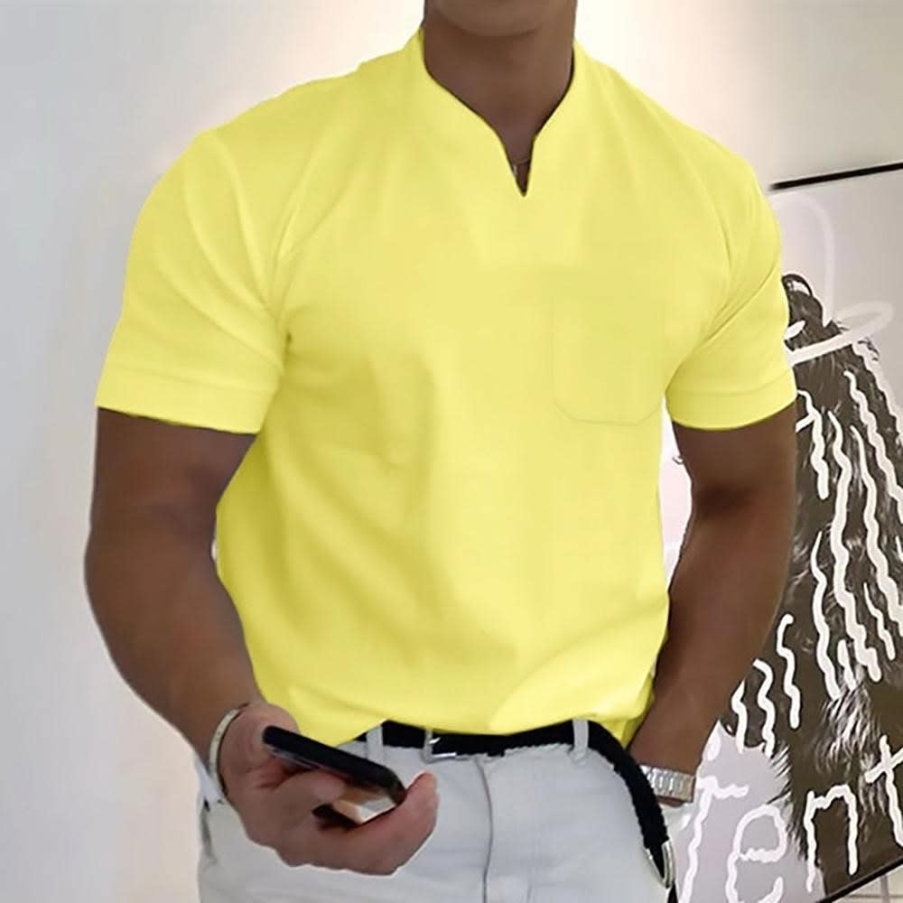 Dante Notch Neck Short Sleeve T-Shirt