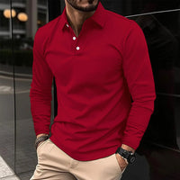 Dustin Classic Long Sleeve Polo Shirt