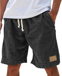 Conrad Slub Texture Drawstring Summer Shorts