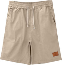 Conrad Slub Texture Drawstring Summer Shorts