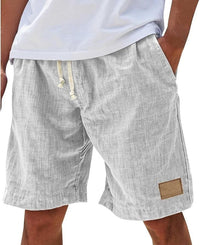 Conrad Slub Texture Drawstring Summer Shorts