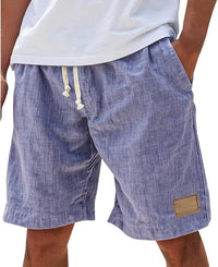 Conrad Slub Texture Drawstring Summer Shorts