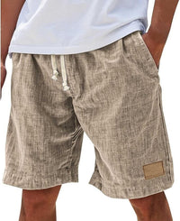 Conrad Slub Texture Drawstring Summer Shorts