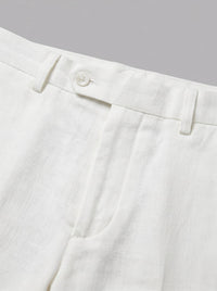 Asher Linen Blend Three Piece Suit