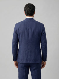 Asher Linen Blend Three Piece Suit