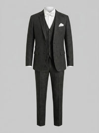 Asher Linen Blend Three Piece Suit