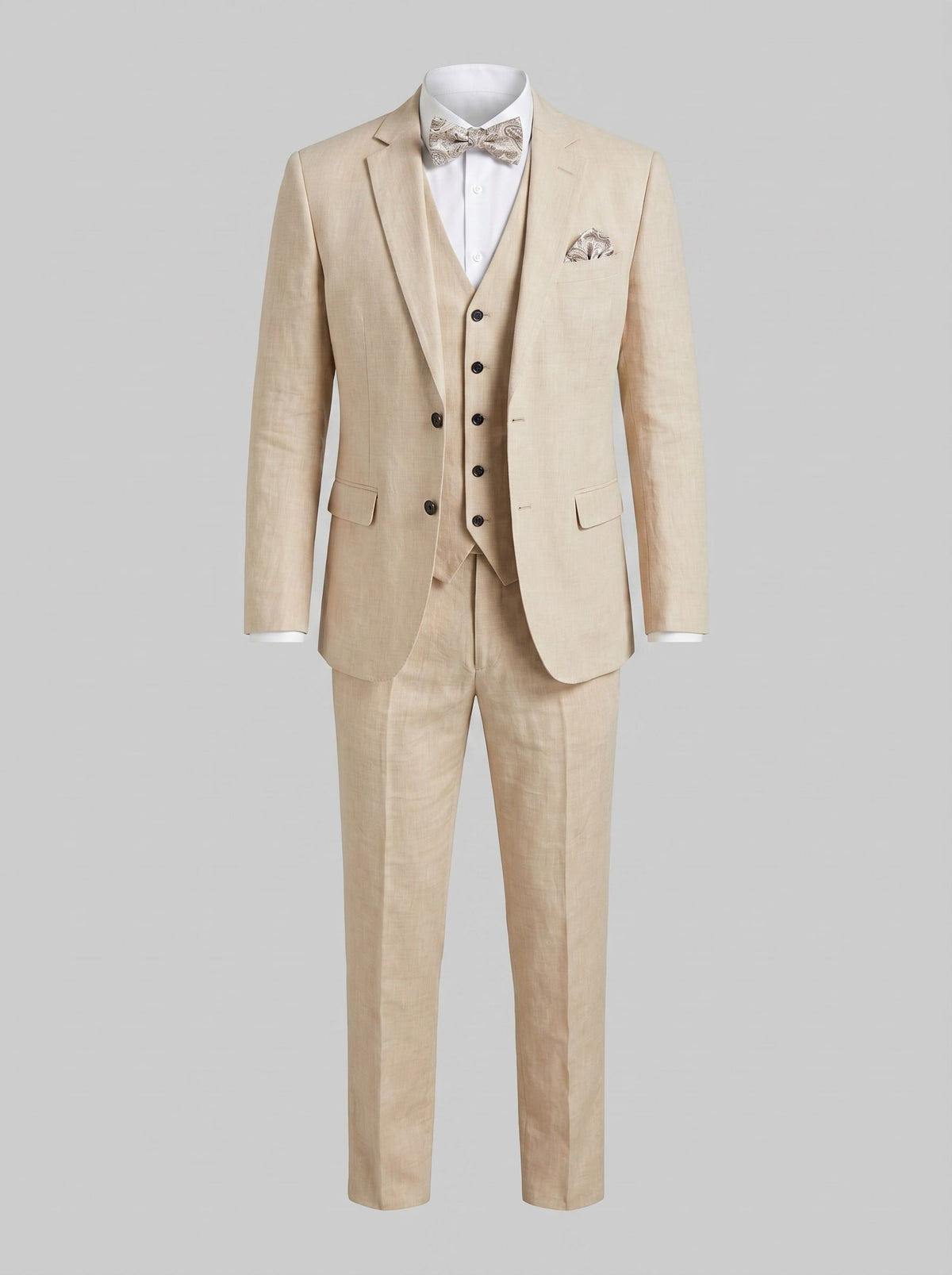 Asher Linen Blend Three Piece Suit_36