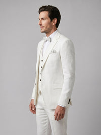 Asher Linen Blend Three Piece Suit