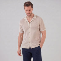 Griffin Open Knit Short Sleeve Shirt