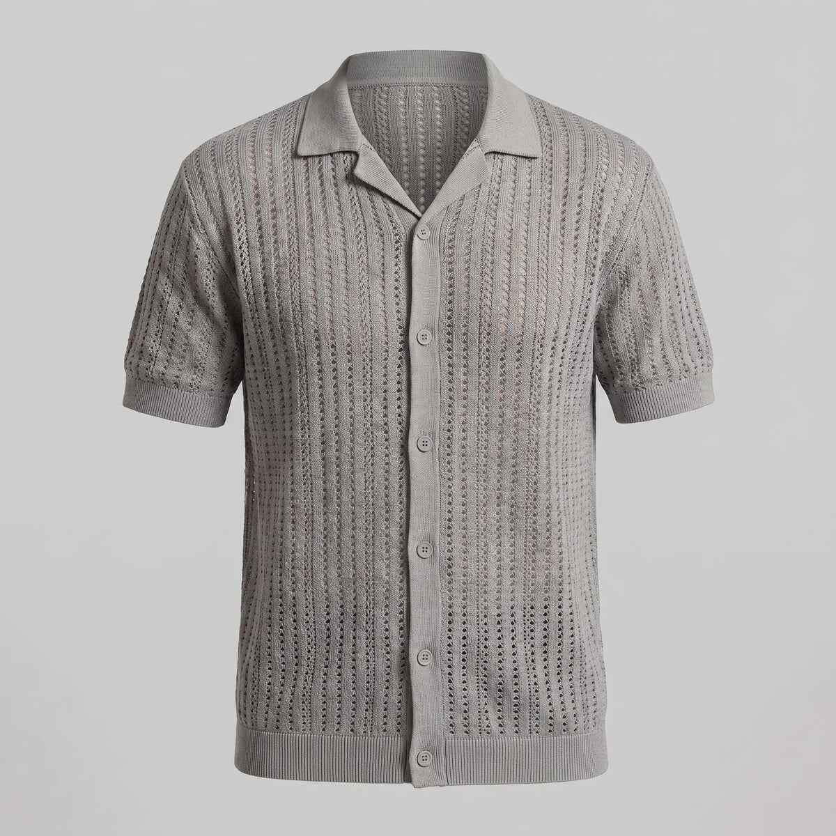 Griffin Open Knit Short Sleeve Shirt_10